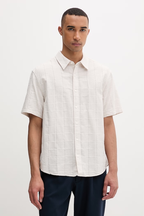 Calvin Klein férfi pamut ing bézs LV04LF115G
