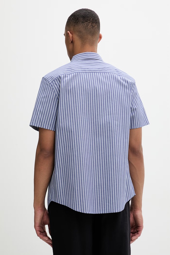 Oblečenie Calvin Klein košeľa pánska s bavlnou LV04LF122G modrá