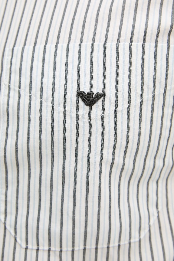 Pamučna košulja Emporio Armani EM005429.AF24535 plava