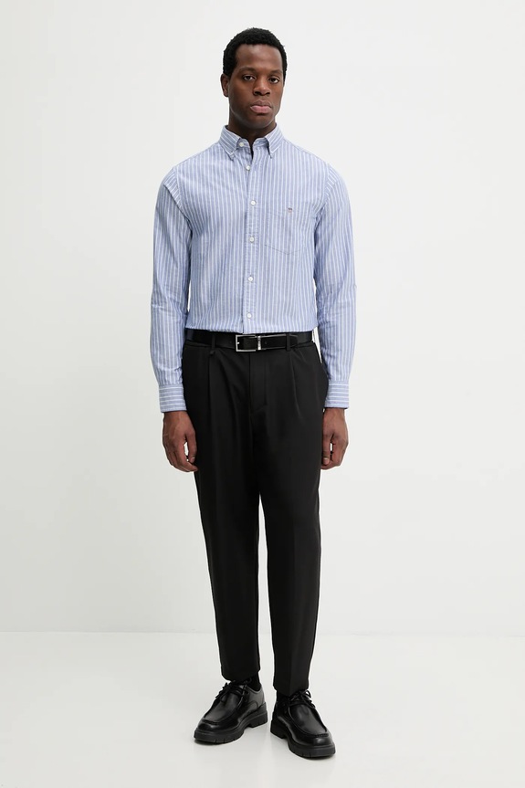 Gant camicia in cotone 3261007 blu SS26