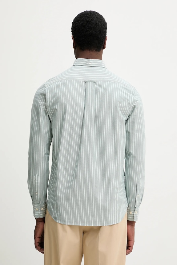 Abbigliamento Gant camicia in cotone 3261007 verde