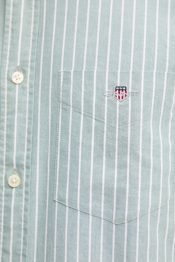 Gant camicia in cotone 3261007 verde