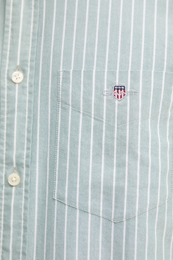 Gant camicia in cotone 3261007 verde