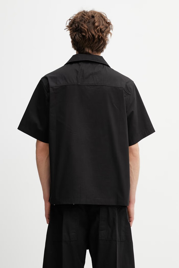 Дрехи RHUDE Regatta Club риза памучна мъжка RHPS26SR04012 черен