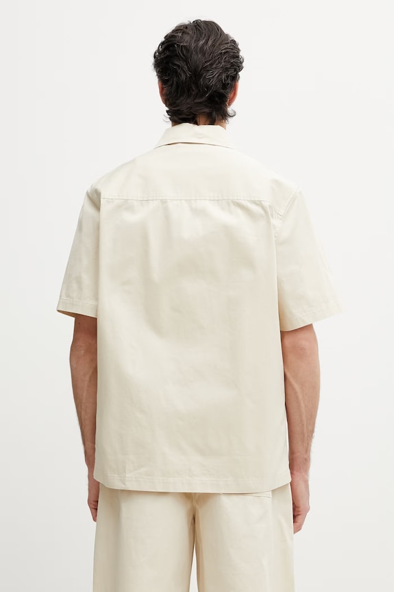 Odzież Axel Arigato Drew Shirt koszula bawełniana męska A3980002 beżowy