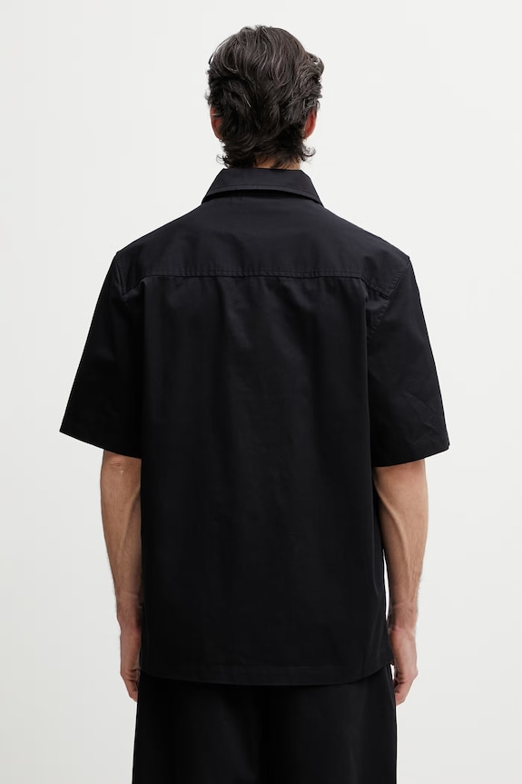 Одяг Axel Arigato Drew Shirt сорочка бавовняна чоловіча A3980001 чорний