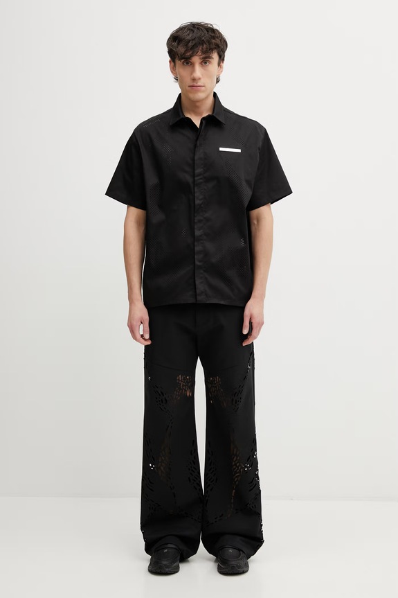 HELIOT EMIL srajca moška SS26.M.05.077.BLK01 črna