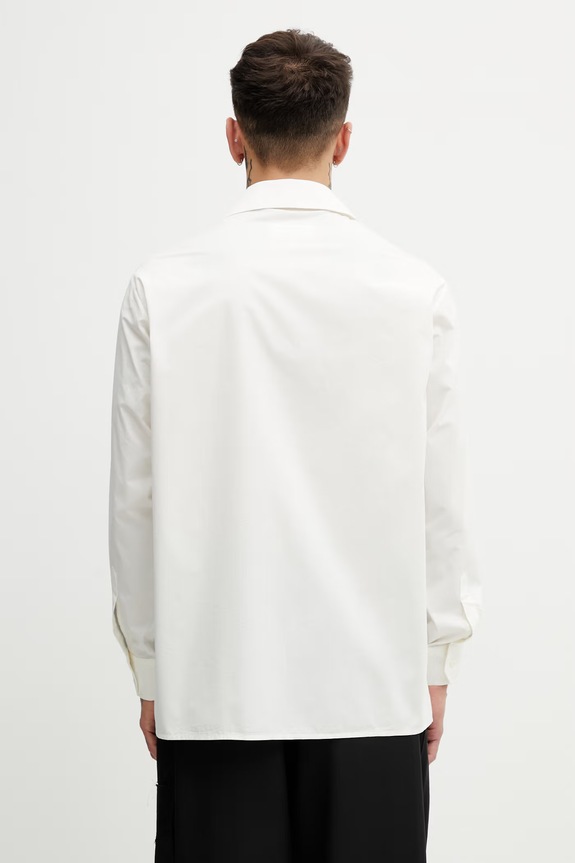 Odjeća MM6 Maison Margiela Košulja muška pamučna SH0DT0042.M35256.101 bijela