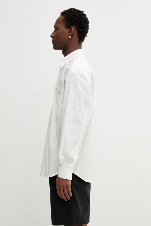 Bavlnená košeľa MM6 Maison Margiela SH0DT0043.M35480.101 béžová SS26