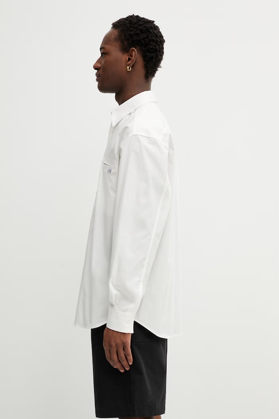 Bavlnená košeľa MM6 Maison Margiela SH0DT0043.M35480.101 béžová SS26