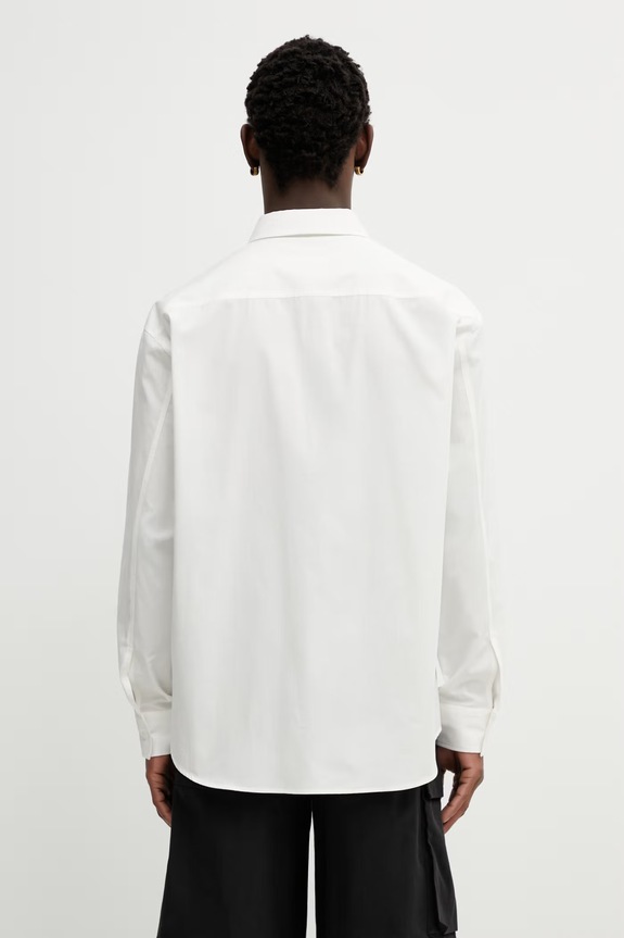 Oblečenie Bavlnená košeľa MM6 Maison Margiela SH0DT0043.M35480.101 béžová