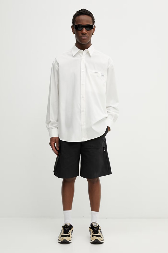 Bavlnená košeľa MM6 Maison Margiela SH0DT0043.M35480.101 béžová