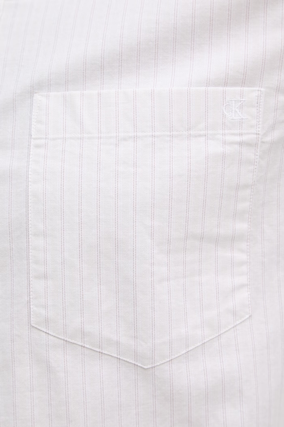 Calvin Klein Jeans πουκάμισο ανδρικό βαμβακερό με ελαστάν LV04RF100G μπεζ