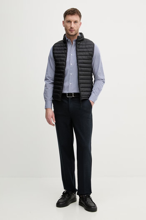 United Colors of Benetton cămașă pentru bărbați, din bumbac 52DTUQ06Q albastru SS26