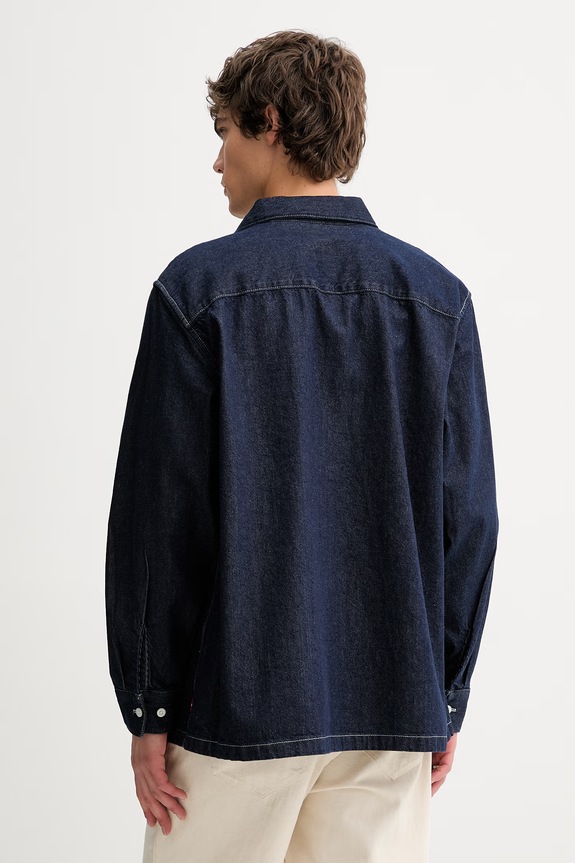 Odjeća Pamučna traper košulja Levi's LS WORKER - WW x WORKWEAR 003O2.0000 mornarsko plava