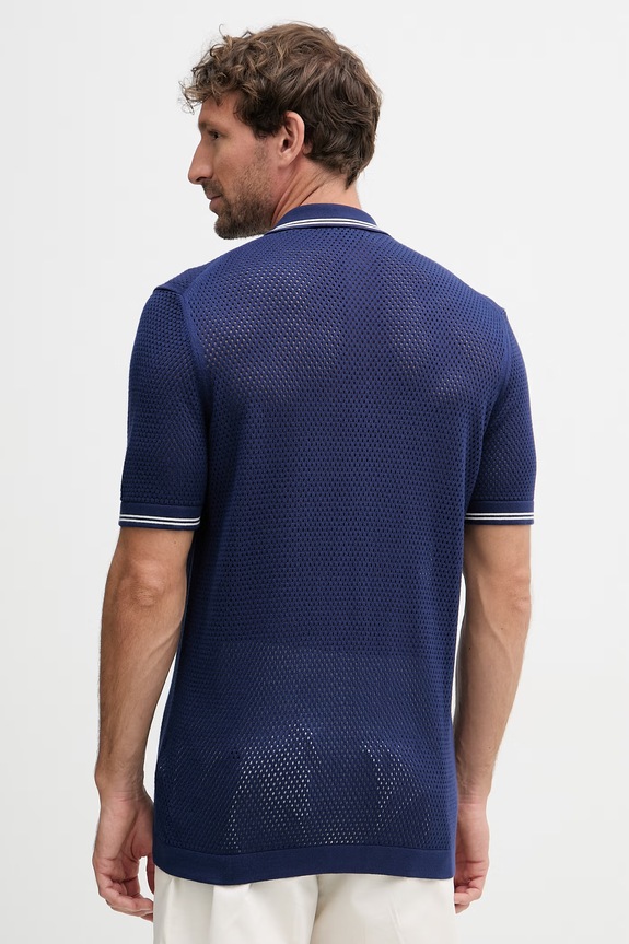 Ρούχα Tommy Hilfiger πουκάμισο ανδρικό από βισκόζη SUMMER UM0UM03824 σκούρο μπλε