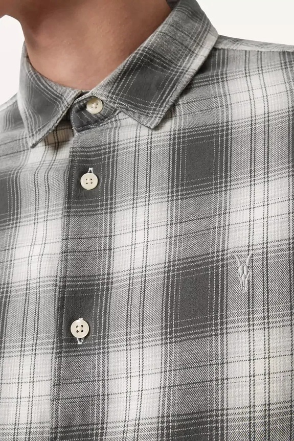 Βαμβακερό πουκάμισο AllSaints KELBY M043SE