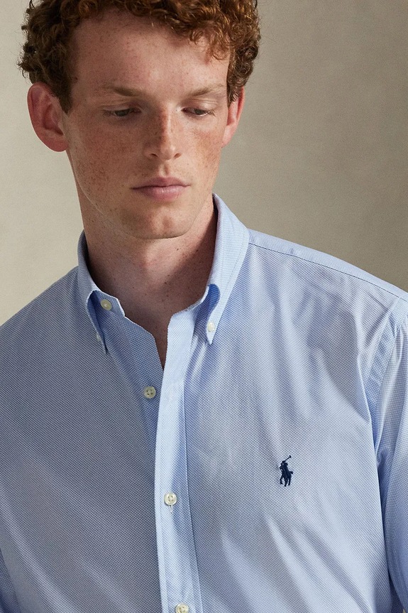 Polo Ralph Lauren cămașă pentru bărbați albastru 710B16708