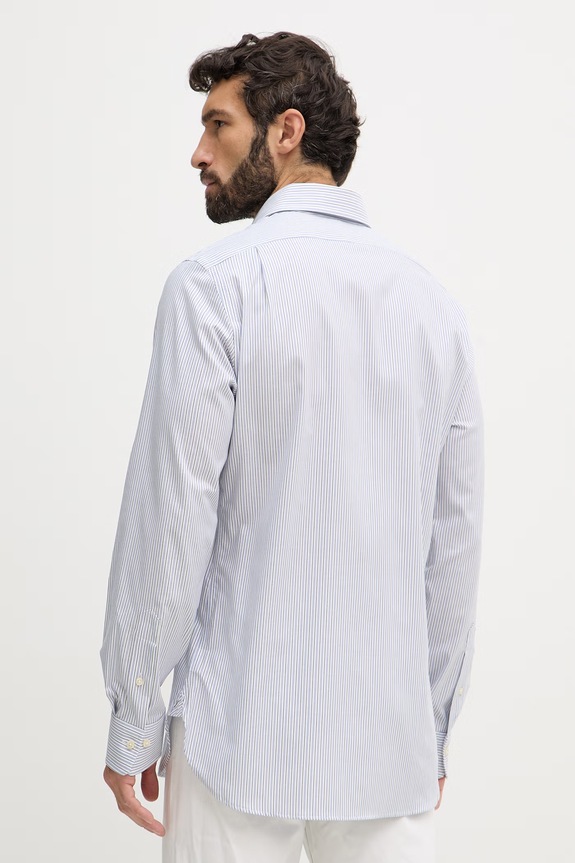 Îmbrăcăminte Polo Ralph Lauren cămașă din bumbac 712B15312 albastru