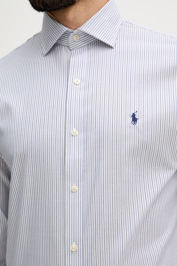 Polo Ralph Lauren cămașă din bumbac 712B15312 albastru