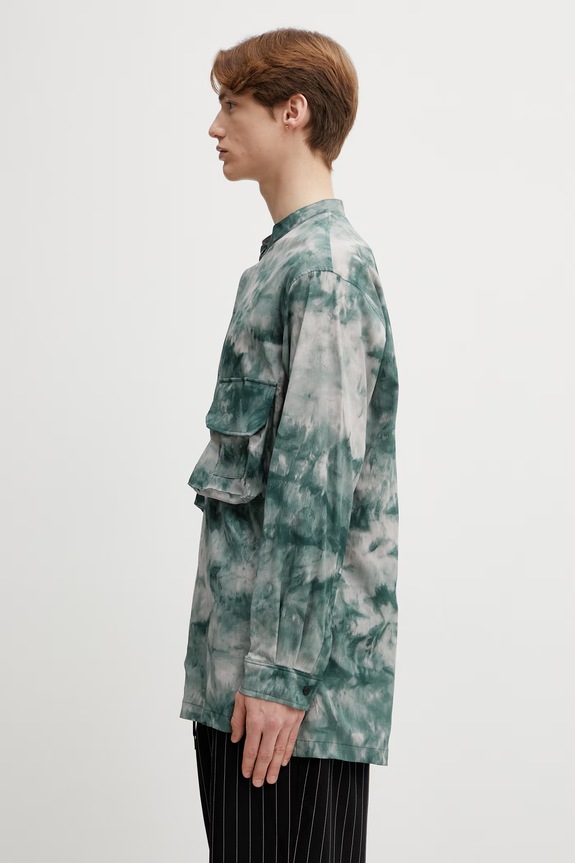 Риза Y-3 UT AOP OVSHIRT KC6759 зелен SS26