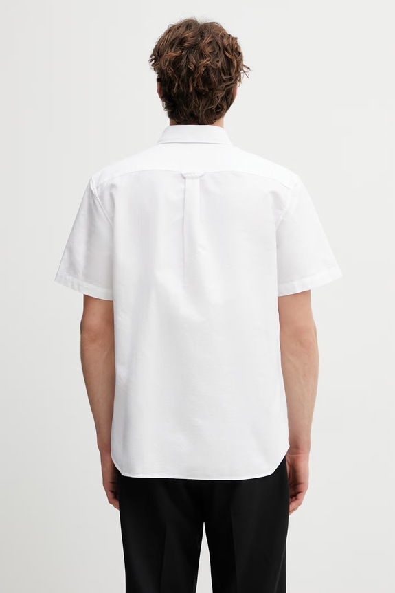 Clothing Lacoste cotton shirt CH1917 white