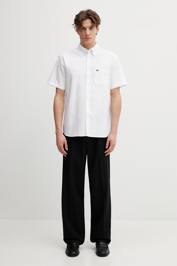 Lacoste cotton shirt CH1917 white