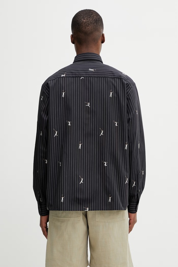 Clothing Lacoste shirt cotton Men's CH2191 black