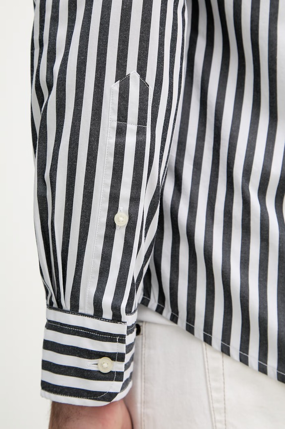 Tommy Hilfiger Camicia da uomo in cotone MW0MW42440 nero
