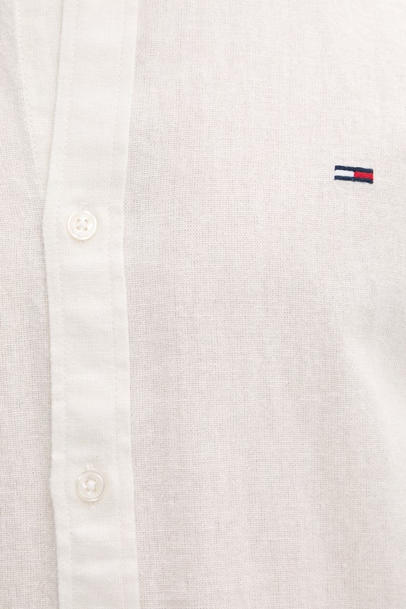 Tommy Jeans koszula męska z lnem DM0DM22761 beżowy