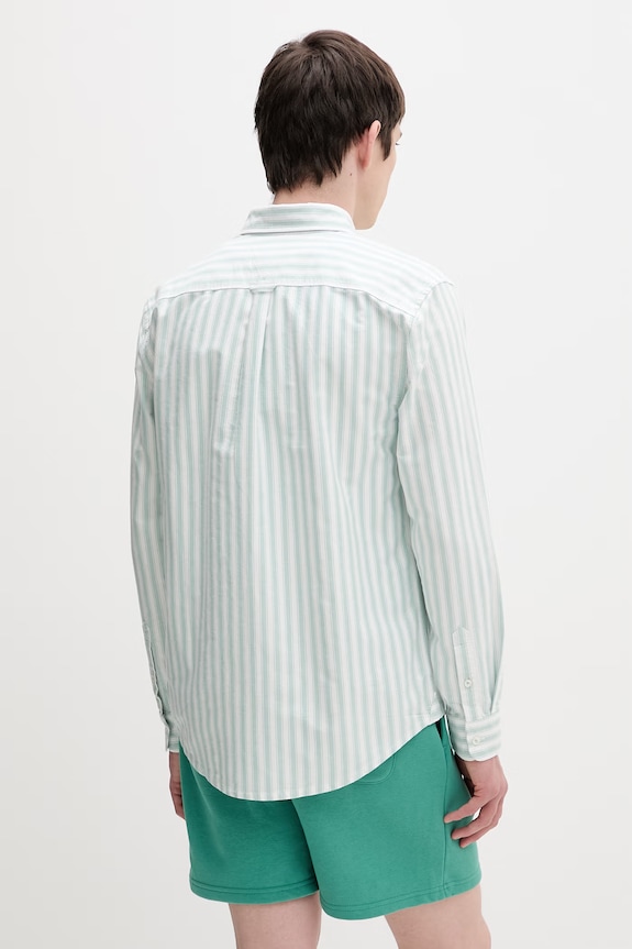 Abbigliamento Tommy Jeans camicia da uomo in cotone DM0DM22790 verde