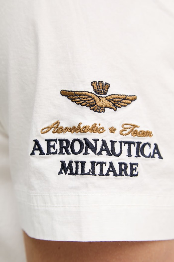 Aeronautica Militare férfi ing pamut elasztánnal CA1326UCT03288 bézs
