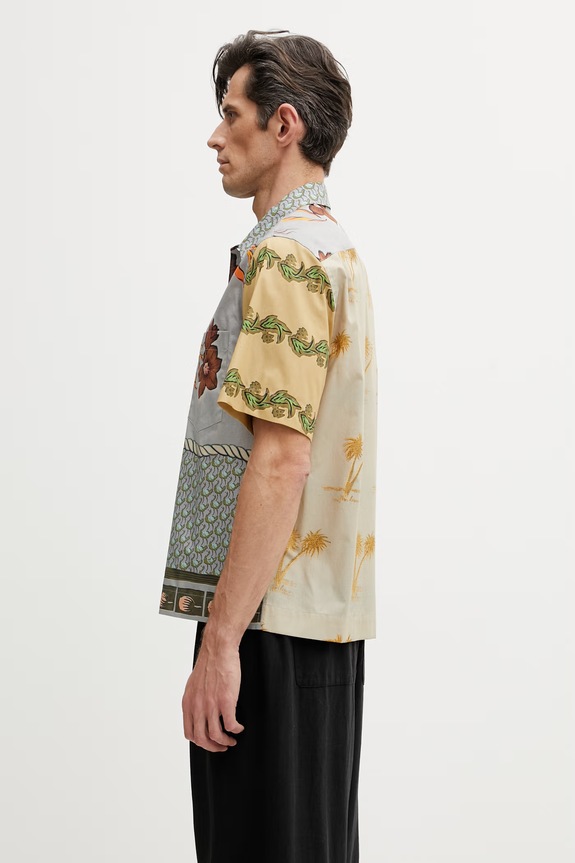Paul Smith CASUAL FIT koszula bawełniana męska M1R.857Z.V02924 beżowy SS26