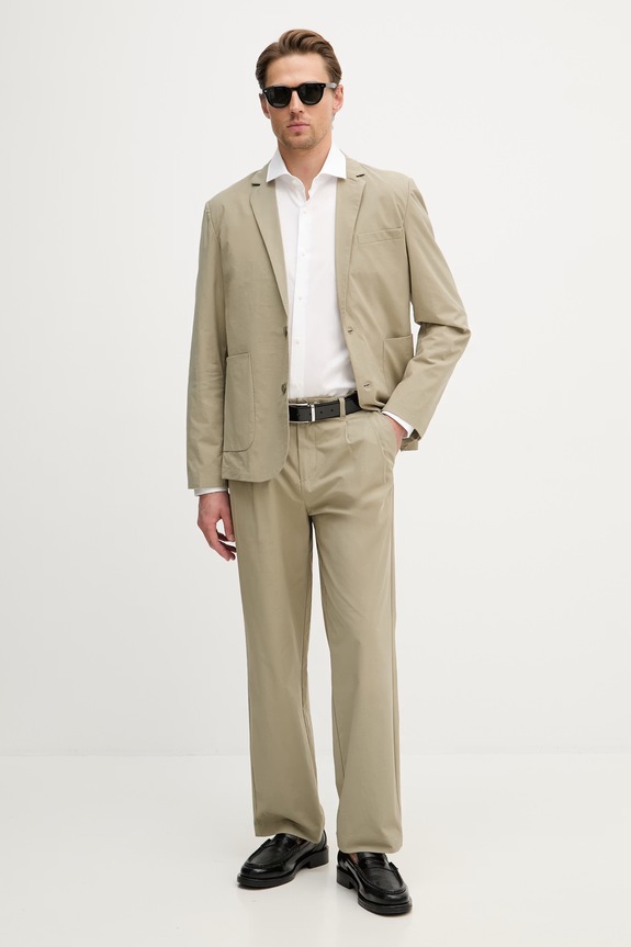 BOSS koszula męska bawełniana HANK 50560731 biały SS26