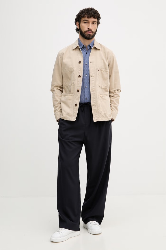 BOSS pánska košeľa LIAM 50562148 modrá SS26