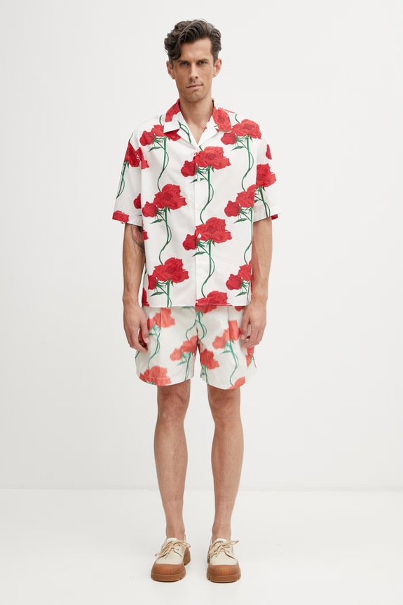 Kenzo Shirt SC сорочка бавовняна чоловіча FG55CH1359O2 білий