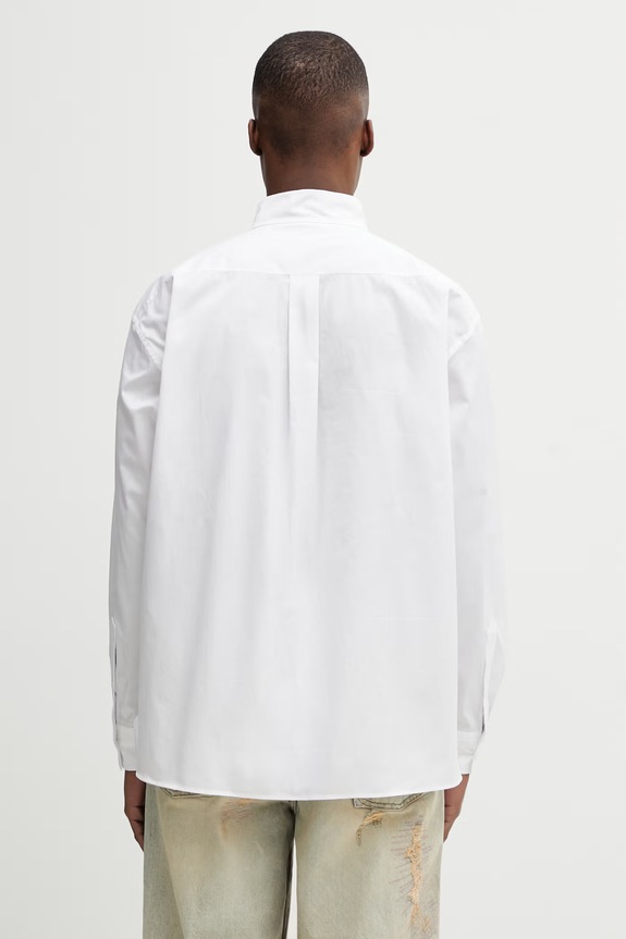 Одежда Хлопковая рубашка Kenzo Shirt LS FG55CH4249LF белый