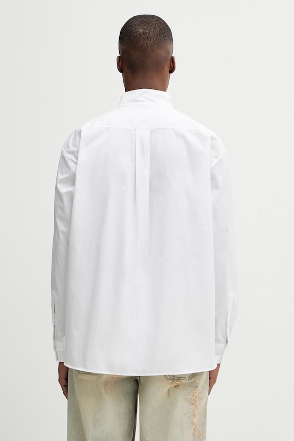 Одежда Хлопковая рубашка Kenzo Shirt LS FG55CH4249LF белый