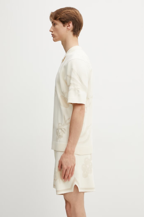 Filling Pieces Breaking Bread koszula z wiskozy męska 412671500303.214 beżowy SS26