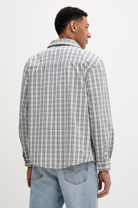 Îmbrăcăminte Dickies cămașă din bumbac DK0A885CC481 albastru