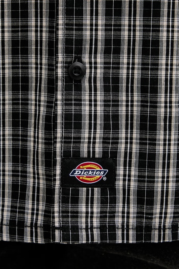 Dickies košeľa pánska bavlnená DK0A885CBLK1 čierna