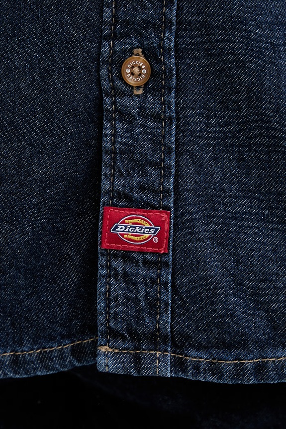 Dickies košeľa pánska rifľová DK0A88GY0DD1 tmavomodrá