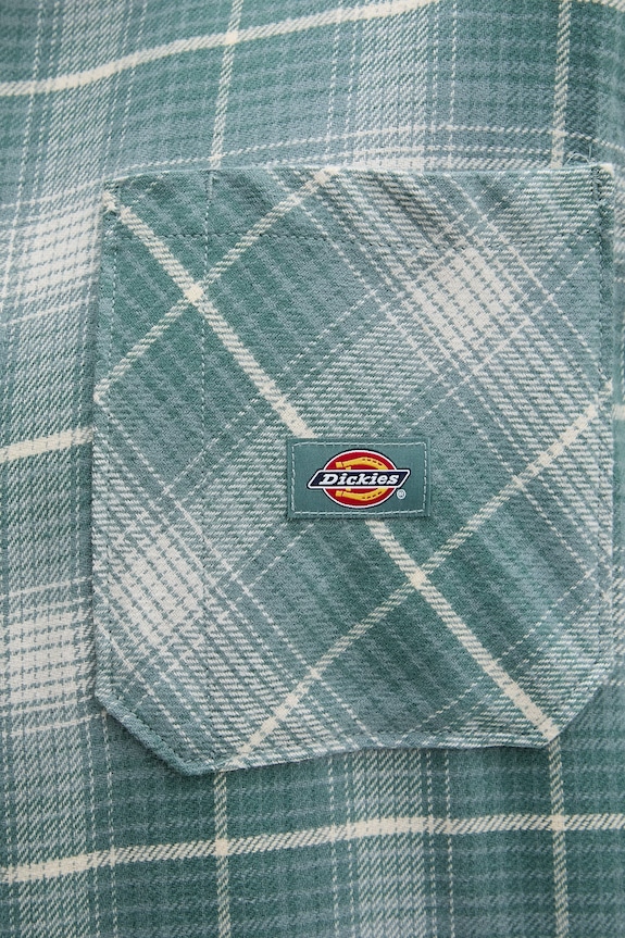 Dickies cămașă din bumbac DK0A8653L371 turcoaz