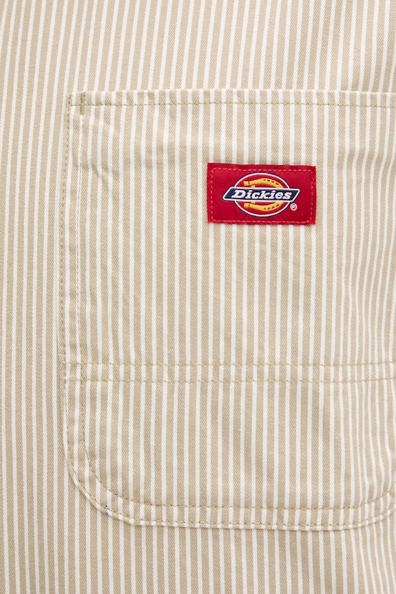 Dickies πουκάμισο ανδρικό βαμβακερό DK0A889SL441 μπεζ