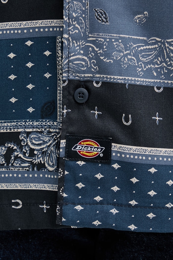 Dickies πουκάμισο ανδρικό με lyocell DK0A889T0DN1 σκούρο μπλε