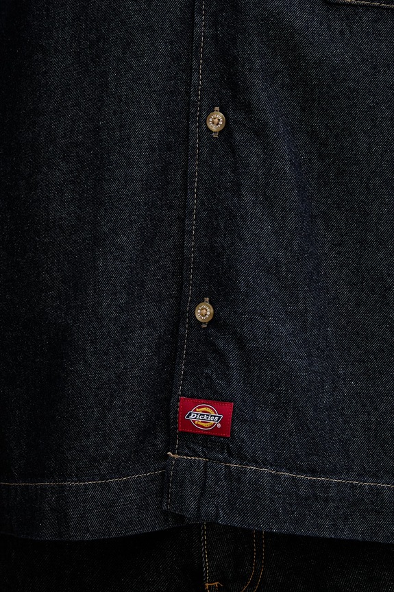 Dickies πουκάμισο ανδρικό ντένιμ DK0A88PHRIN1 σκούρο μπλε