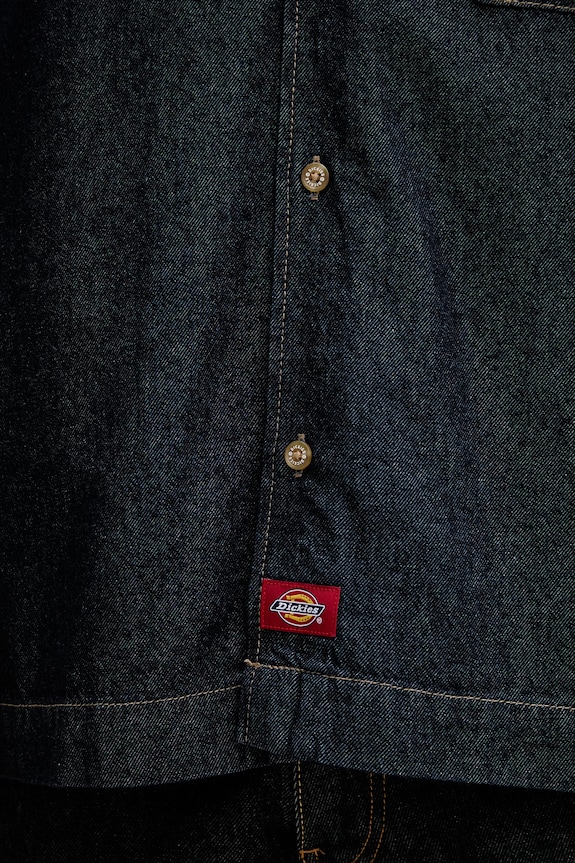 Dickies πουκάμισο ανδρικό ντένιμ DK0A88PHRIN1 σκούρο μπλε