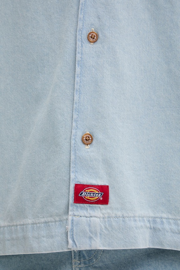 Dickies πουκάμισο ανδρικό ντένιμ DK0A88PH0FE1 μπλε