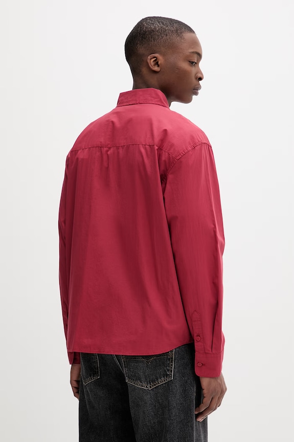 Îmbrăcăminte Dickies cămașă pentru bărbați, din bumbac DK0A885AL331 rosu