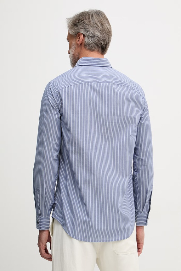 Îmbrăcăminte Armani Exchange Cămașă pentru bărbați bumbac XM002113.AF22549 albastru